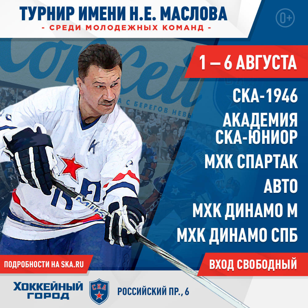 В «Хоккейном городе» пройдет турнир имени Николая Маслова
